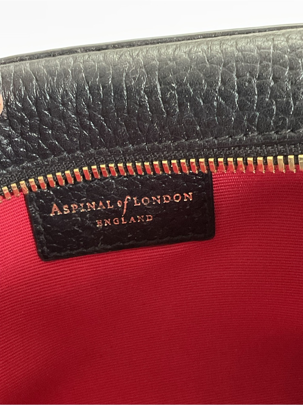 Aspinal of London Camera A Bag Black Pebble Leather Crossbody - Picture 13 of 16